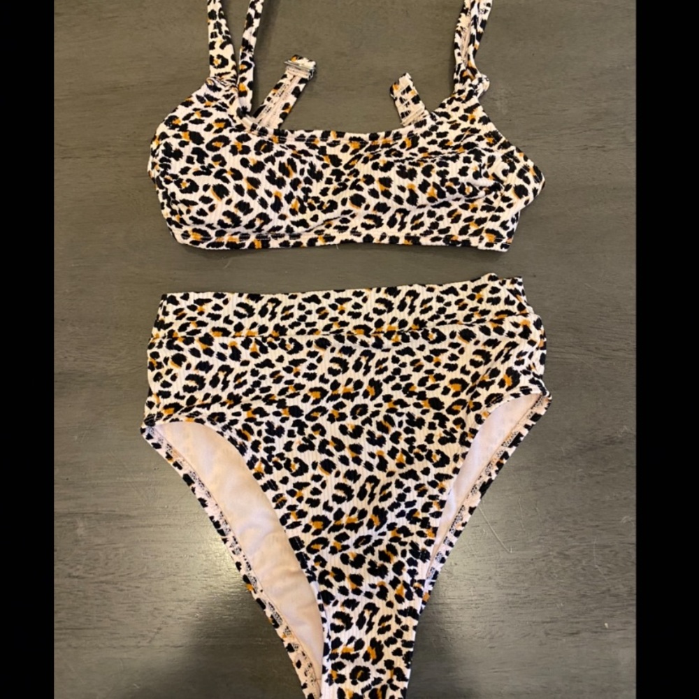 target xhilaration swim cheetah bikini